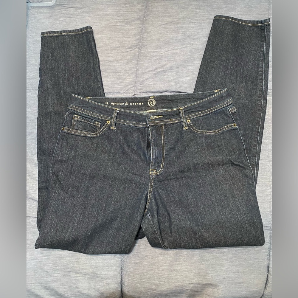 Classic Blue  Denim Jeans size 14 EUC